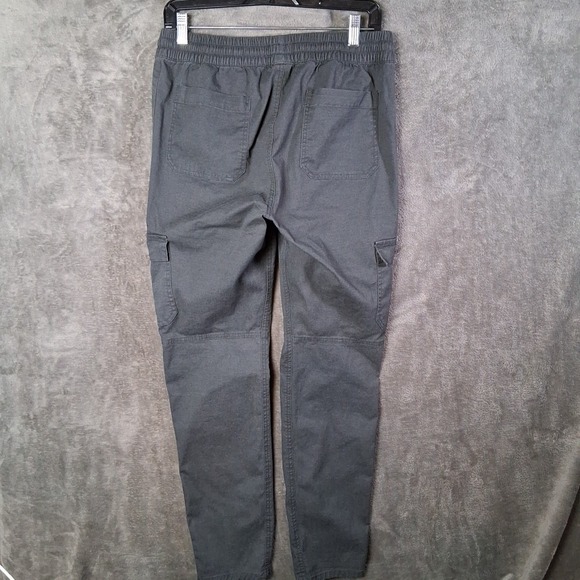 Prana Crestwood Pants Women's Size Medium Cargo Adjustable Waist Gray Drawstring - Picture 4 of 9
